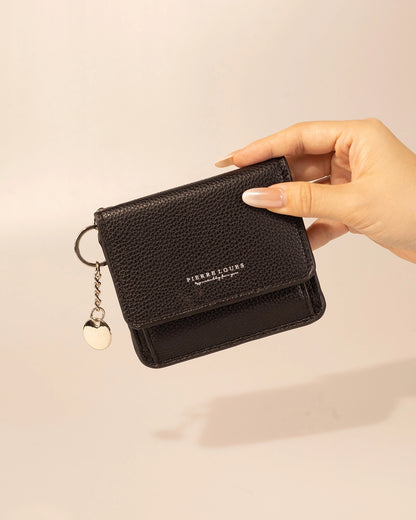 Black Fold Card Holder Daily Minimalist Wallet SP236