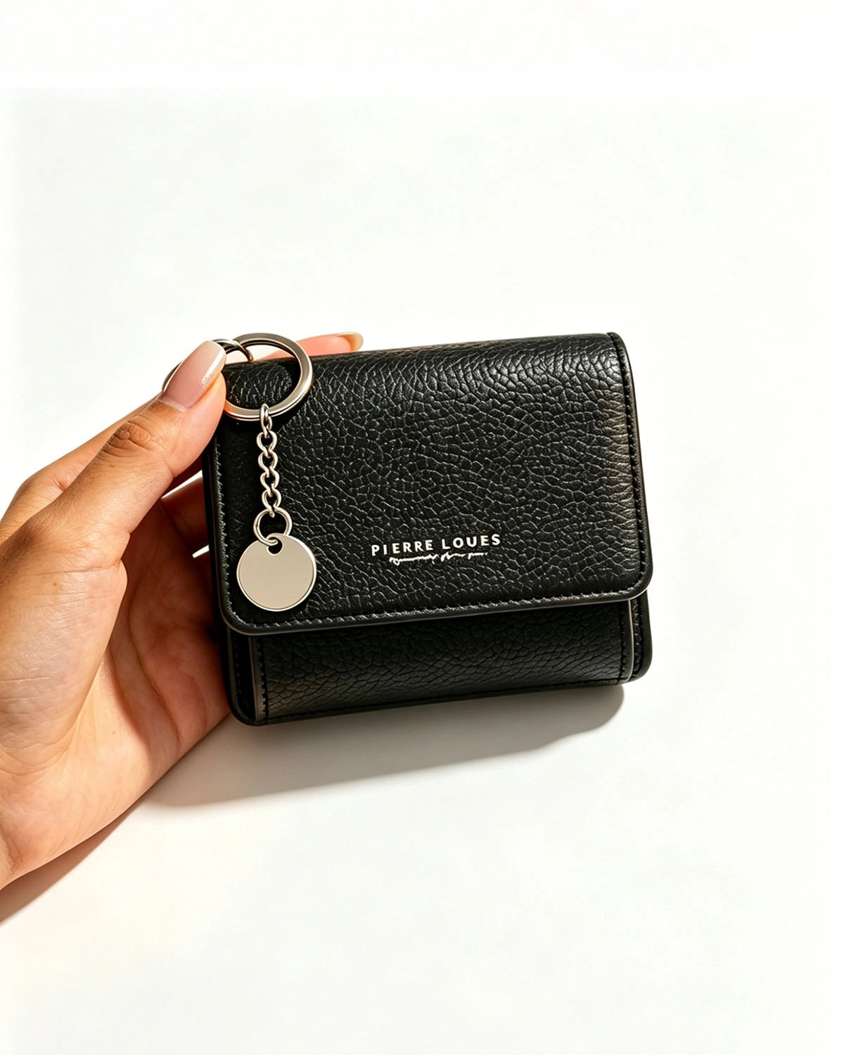 Black Fold Card Holder Daily Minimalist Wallet SP236