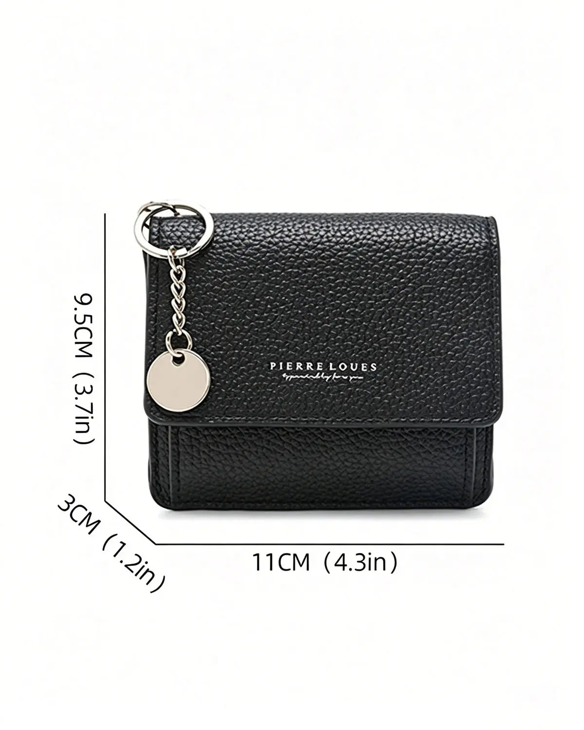 Black Fold Card Holder Daily Minimalist Wallet SP236
