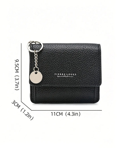Black Fold Card Holder Daily Minimalist Wallet SP236