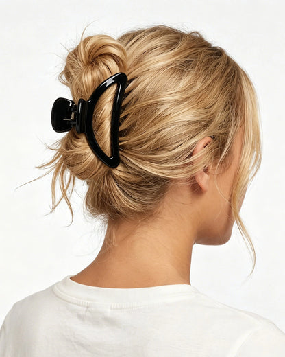Black Hollow Hair Claw Daily Casual Accessory SP224