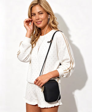 Wholesale Black Waterproof Phone Crossbody Bag SP146