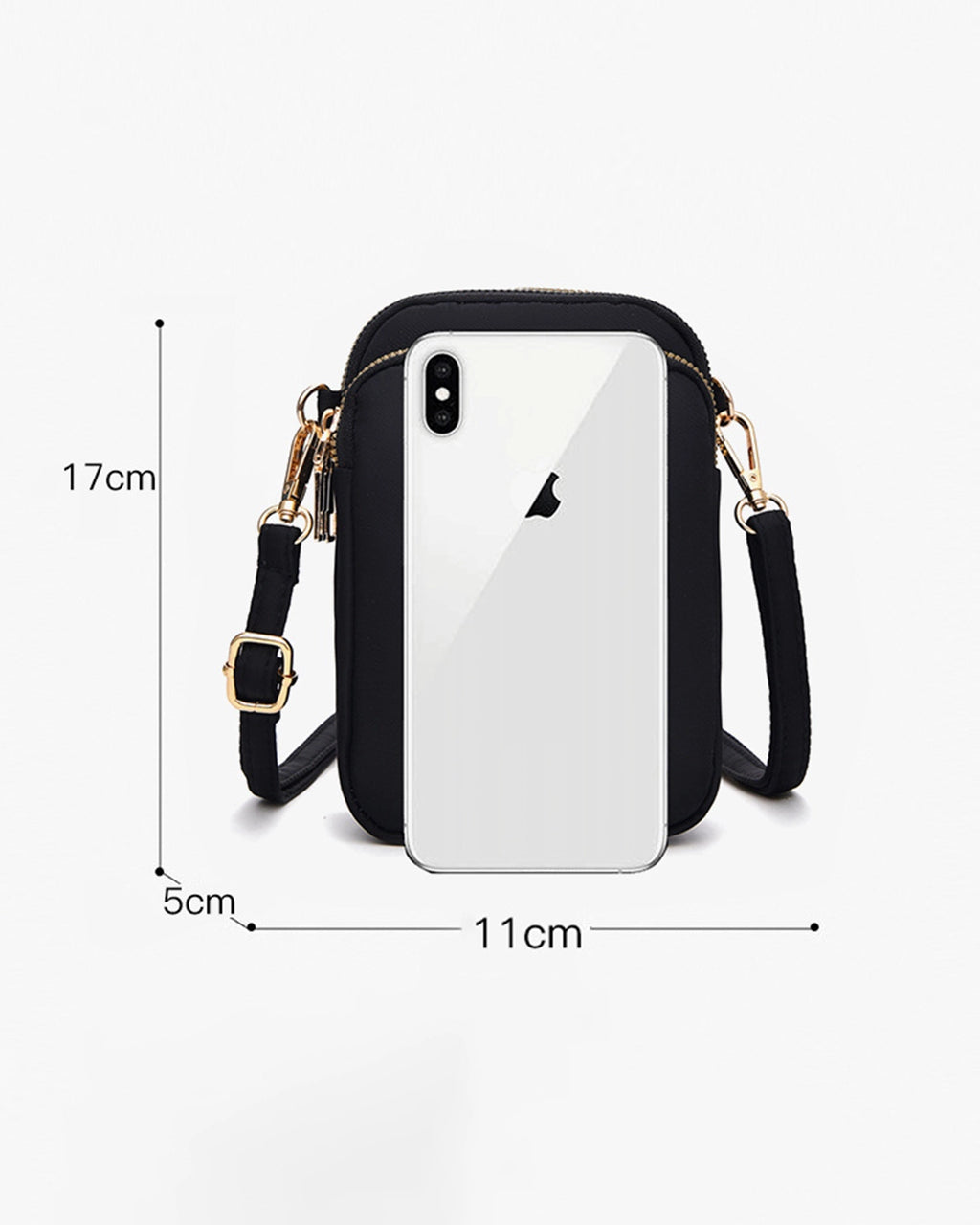 Wholesale Black Waterproof Phone Crossbody Bag SP146