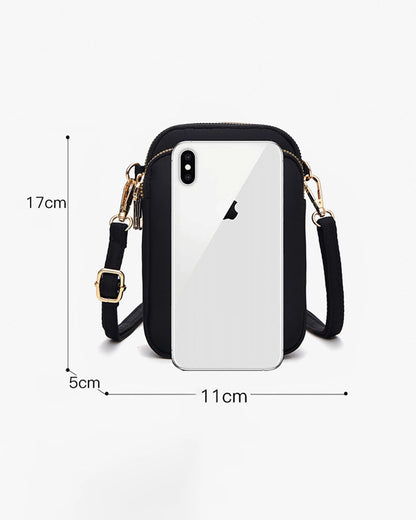 Wholesale Black Waterproof Phone Crossbody Bag SP146