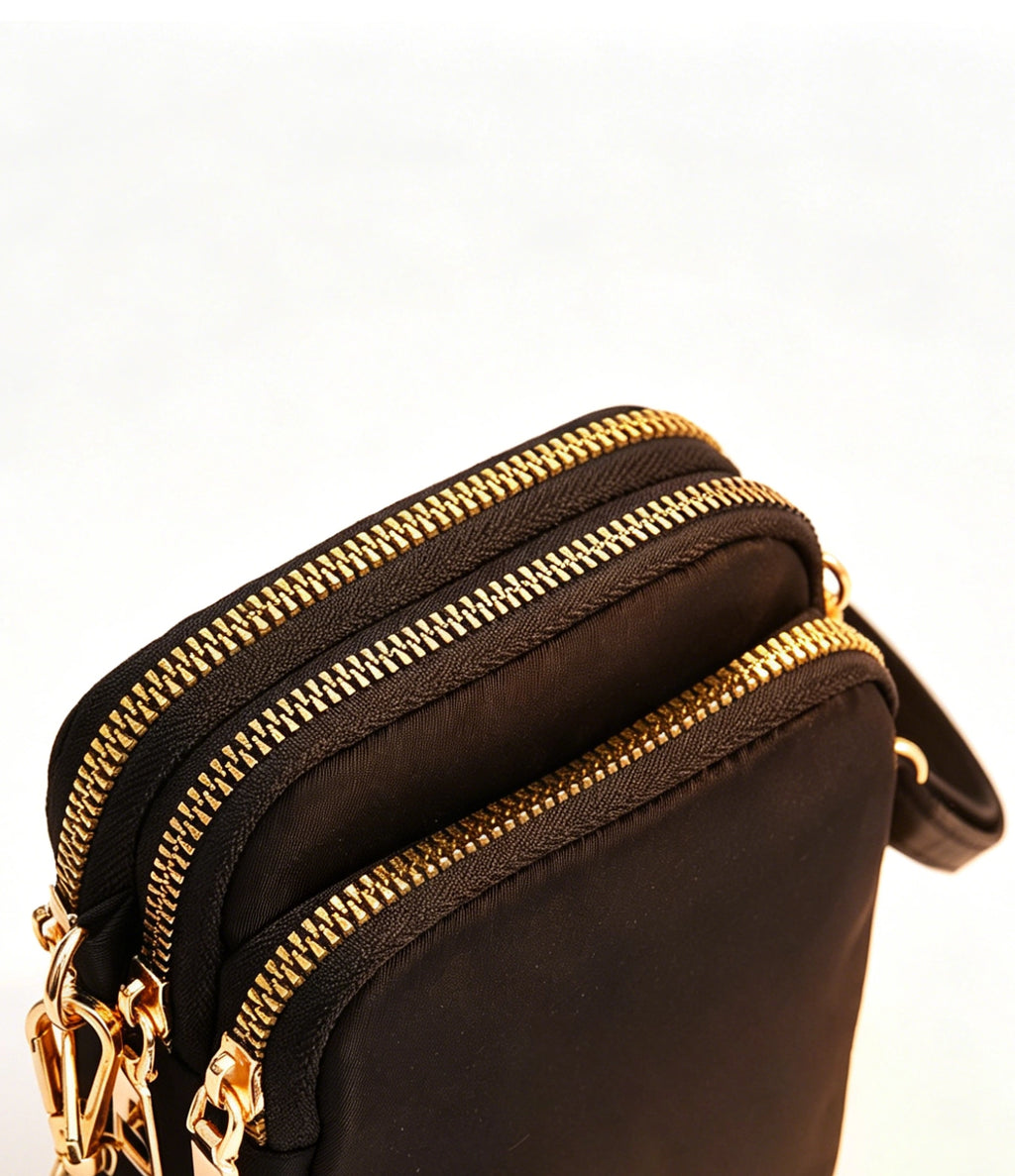 Wholesale Black Waterproof Phone Crossbody Bag SP146