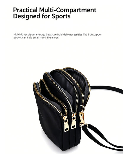 Wholesale Black Waterproof Phone Crossbody Bag SP146