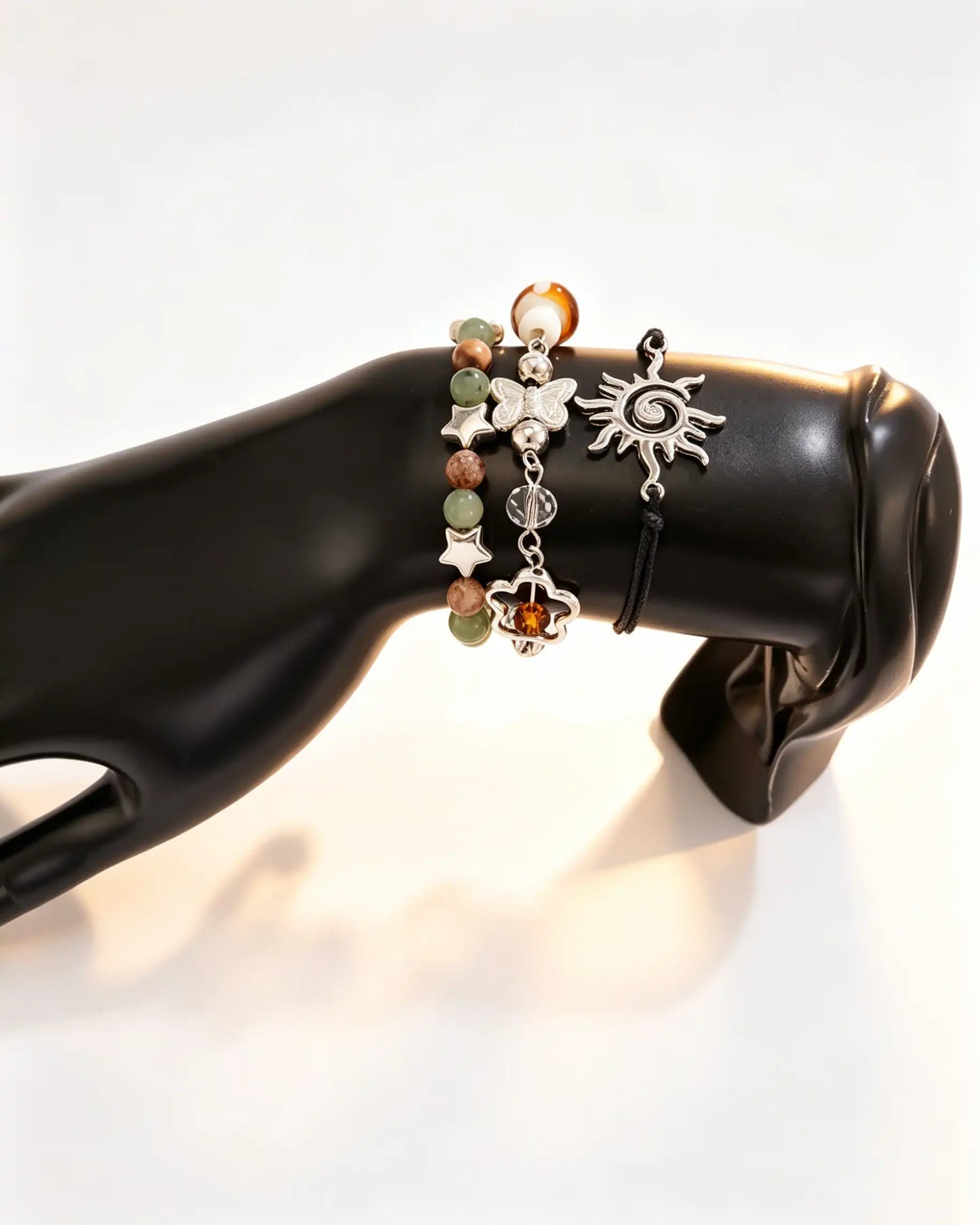 Wholesale Boho Green 3 Layered Bracelet SP116