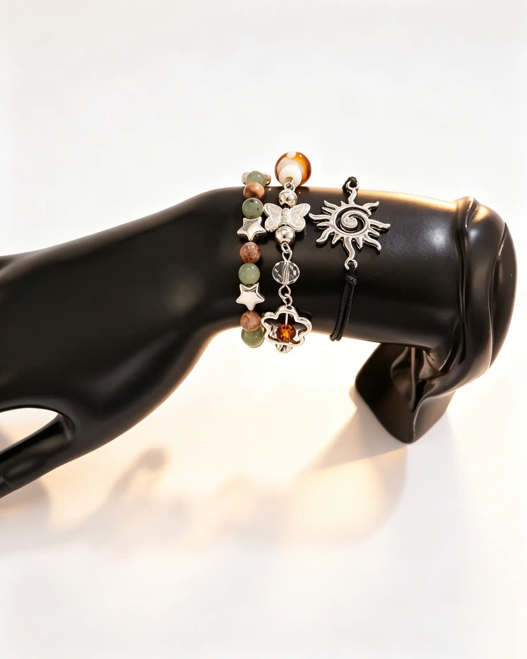 Wholesale Boho Green 3 Layered Bracelet SP116
