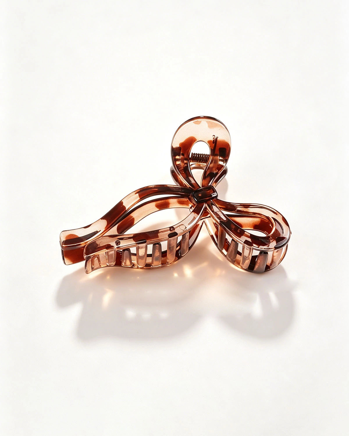 Brown Bow Hair Claw Daily Elegant Accessory SP221
