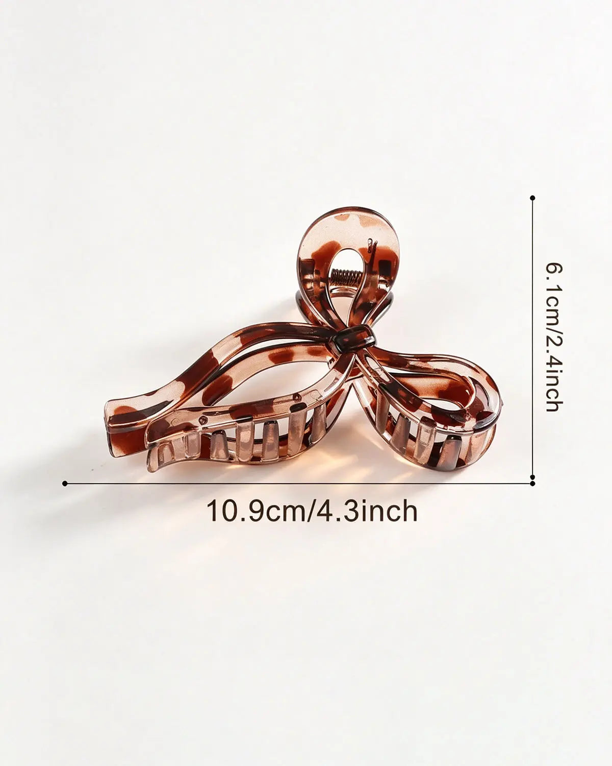Brown Bow Hair Claw Daily Elegant Accessory SP221