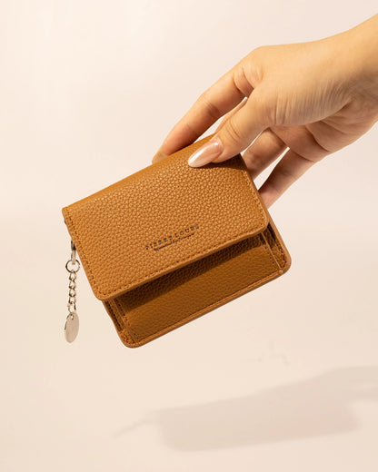Brown Fold Card Holder Casual Pocket Wallet SP237