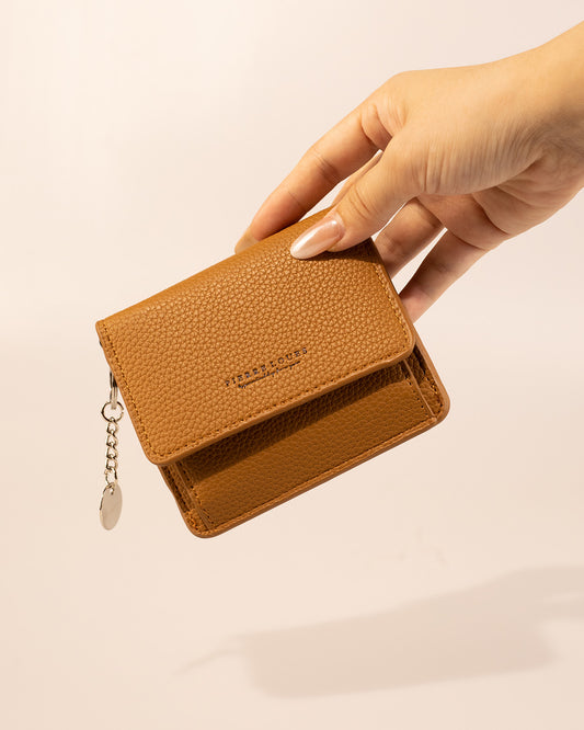Wholesale Brown Fold Card Holder Casual Pocket Wallet SP237