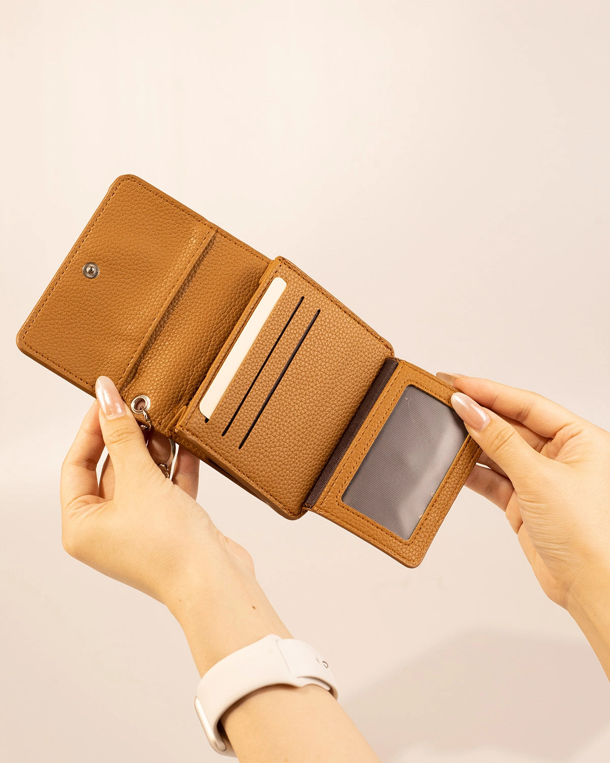 Brown Fold Card Holder Casual Pocket Wallet SP237
