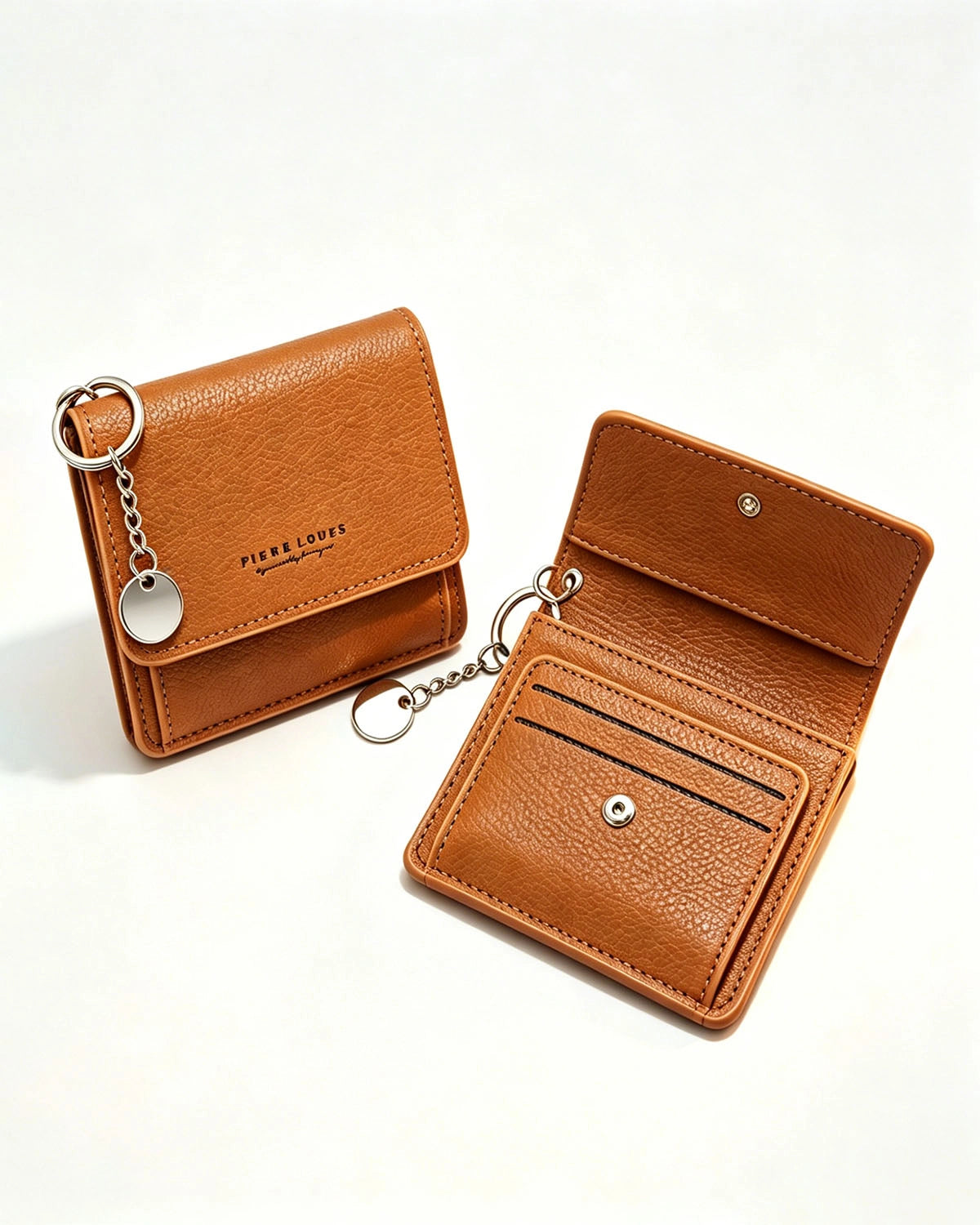 Brown Fold Card Holder Casual Pocket Wallet SP237