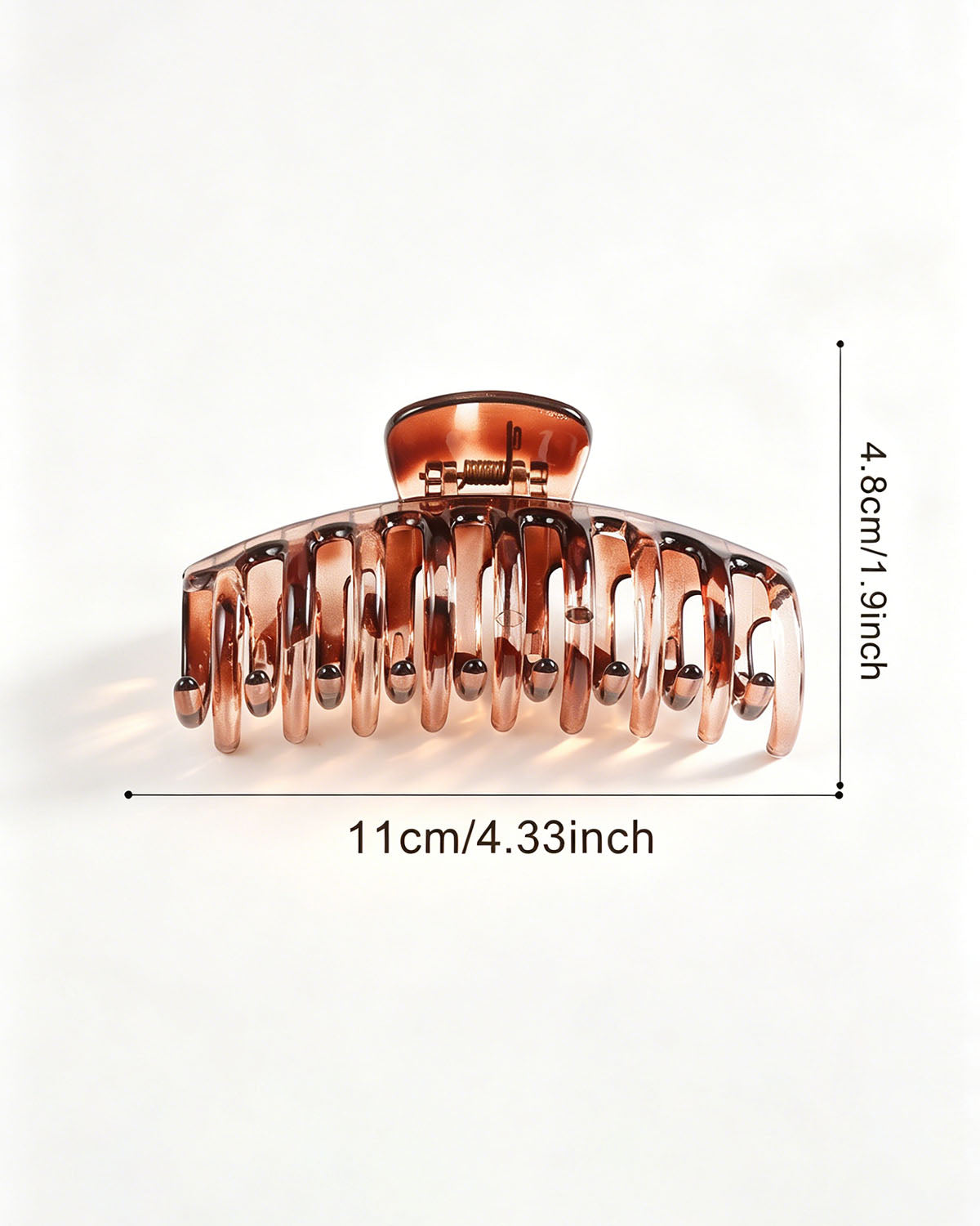 Wholesale Brown Large Arch Hair Claw Casual Accessory SP223