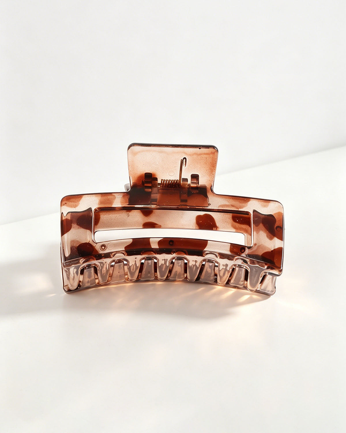Wholesale Brown Square Hair Claw Daily Chic Hairclip SP222
