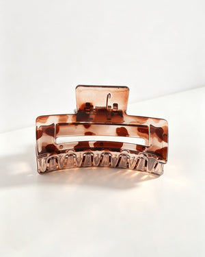Wholesale Brown Square Hair Claw Daily Chic Hairclip SP222