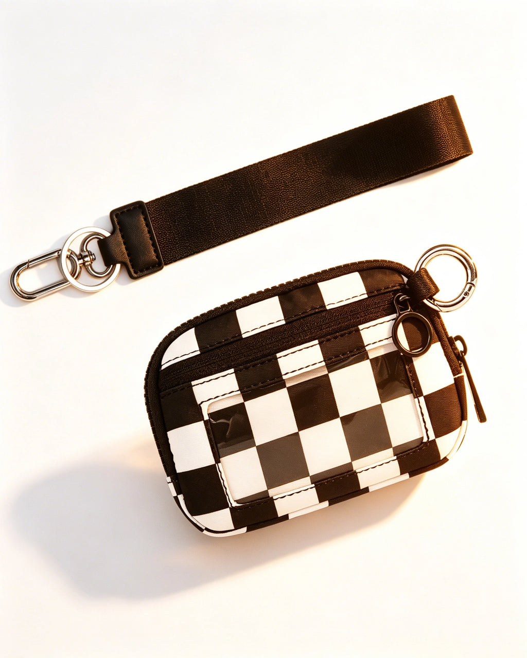 Wholesale Checkerboard Waterproof Ultralight Window Pouch Travel ID Wallet SP156