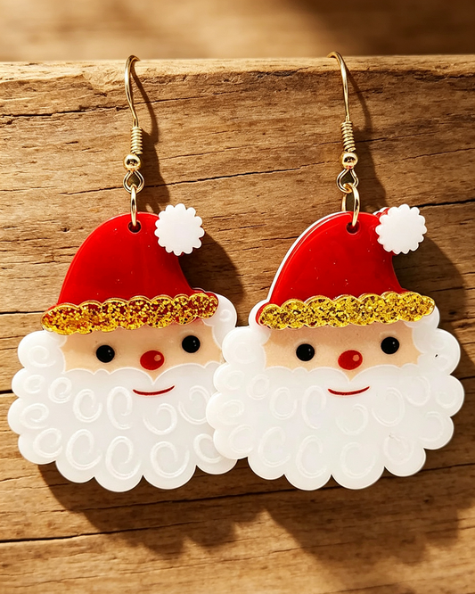 Wholesale Christmas Santa Drop Earrings SP0120