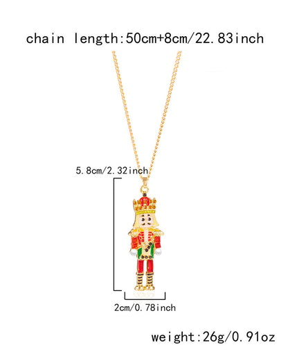 Wholesale Christmas Santa Drop Earrings SP017