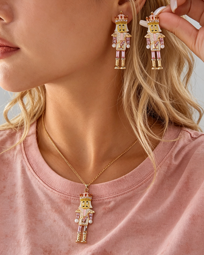 Wholesale Christmas Santa Drop Earrings SP017