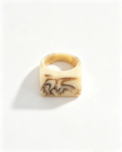 Wholesale Colorful 7Pcs Resin Chunky Rings Party Y2K Jewelry Rings SP106