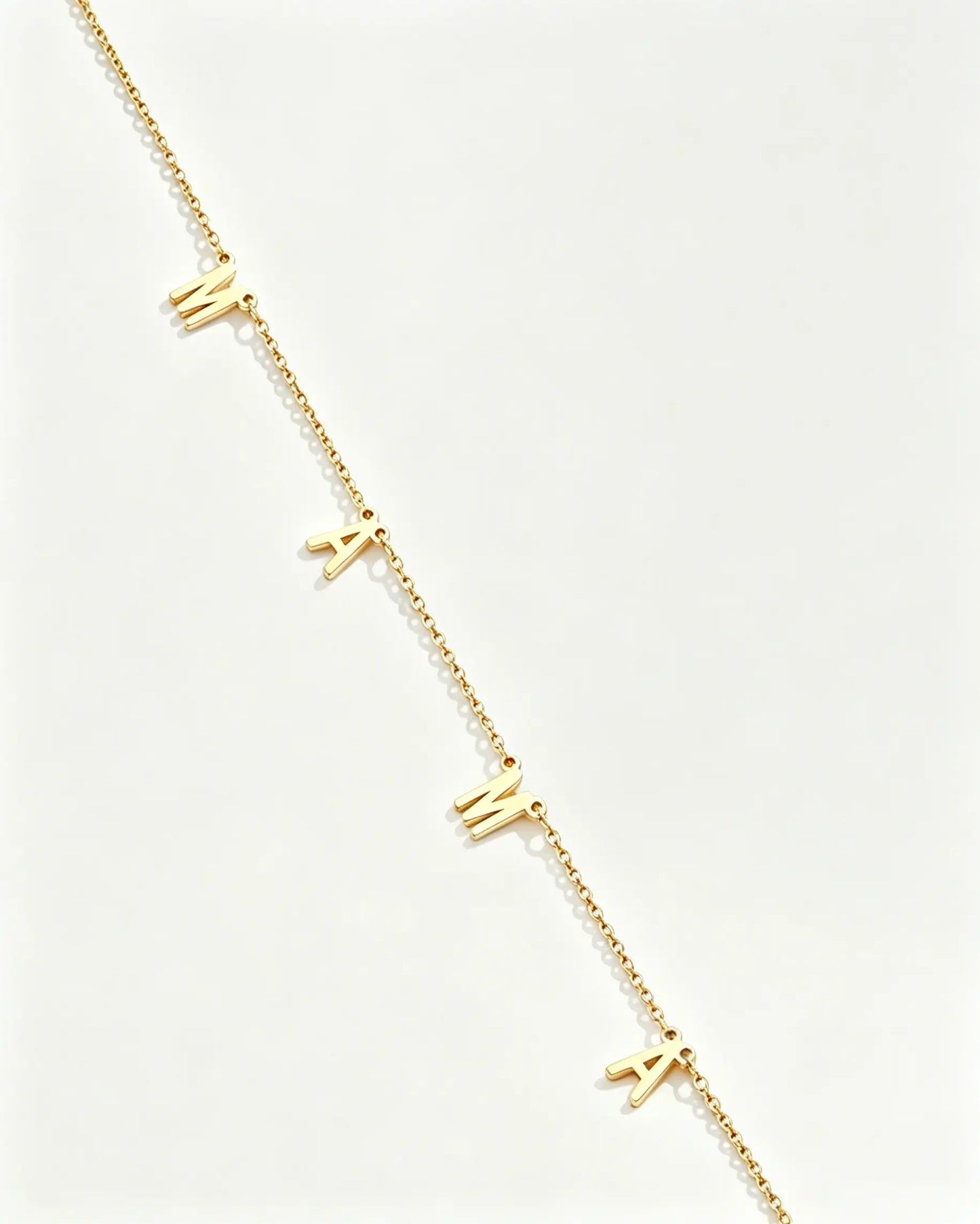 Gold Titanium MAMA Necklace Everyday Gift Jewelry SP171
