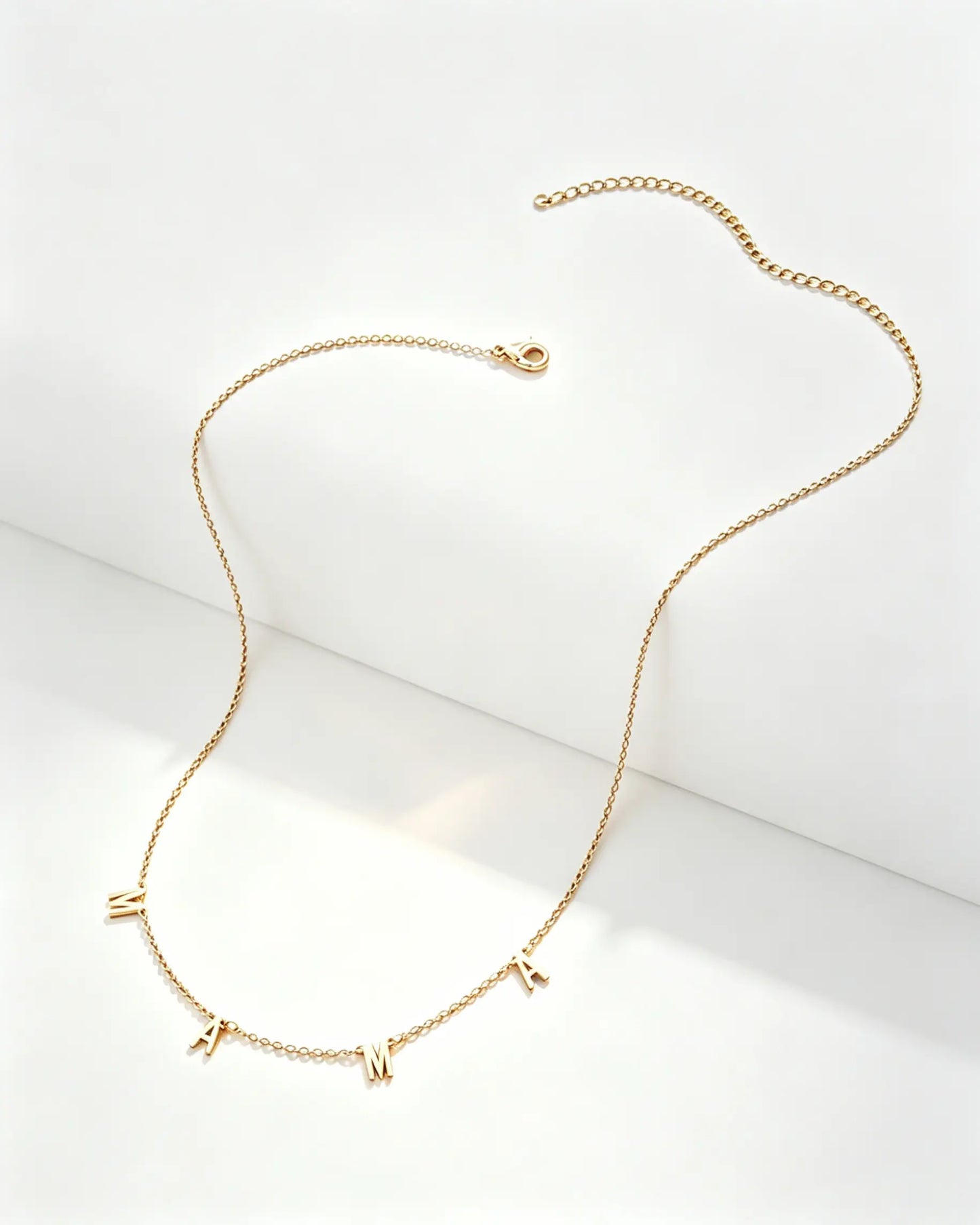 Gold Titanium MAMA Necklace Everyday Gift Jewelry SP171