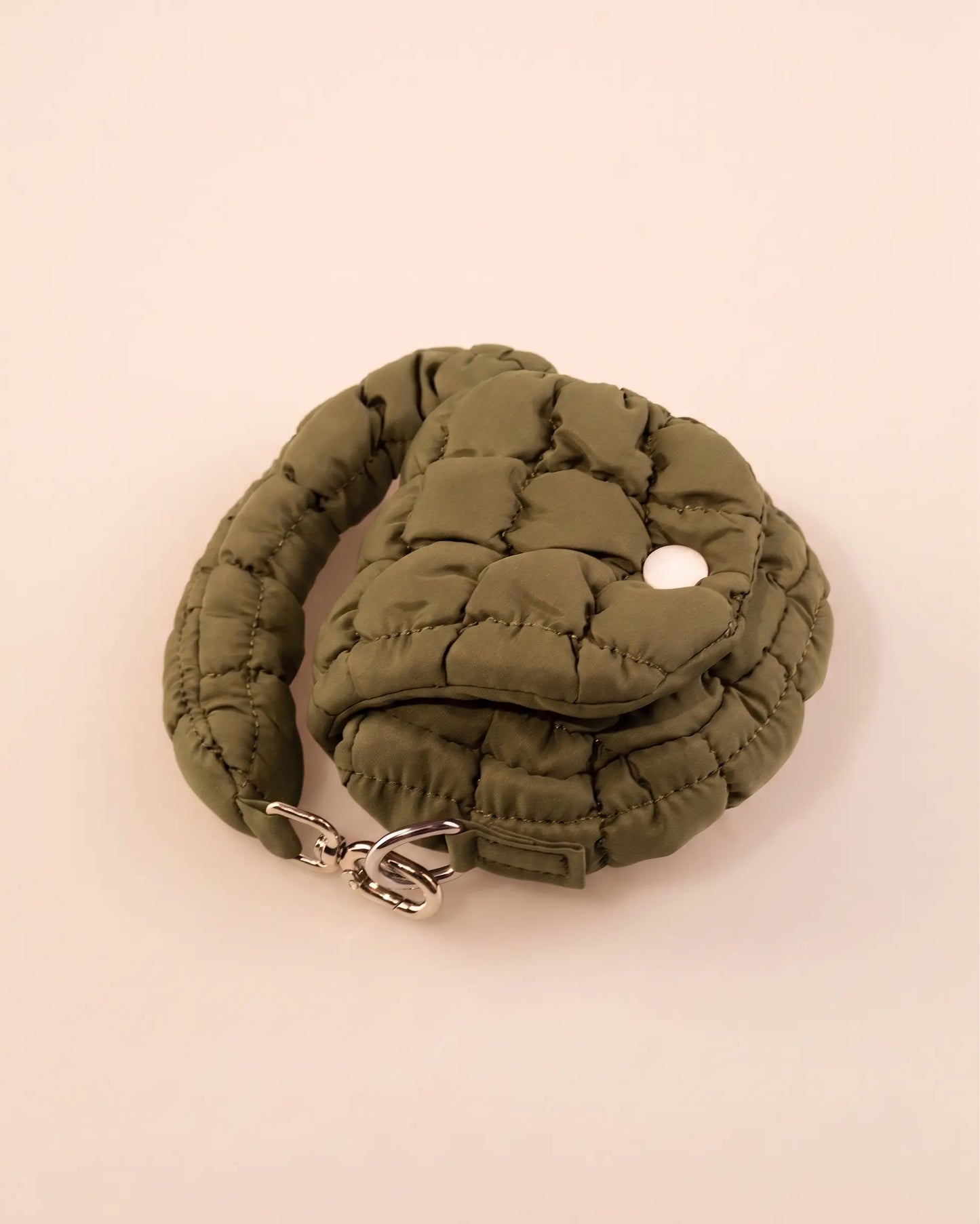 Green Puffer Mini Bag Casual Pouch SP251