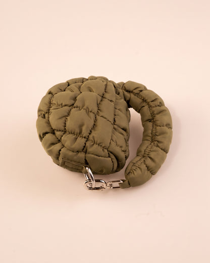 Green Puffer Mini Bag Casual Pouch SP251