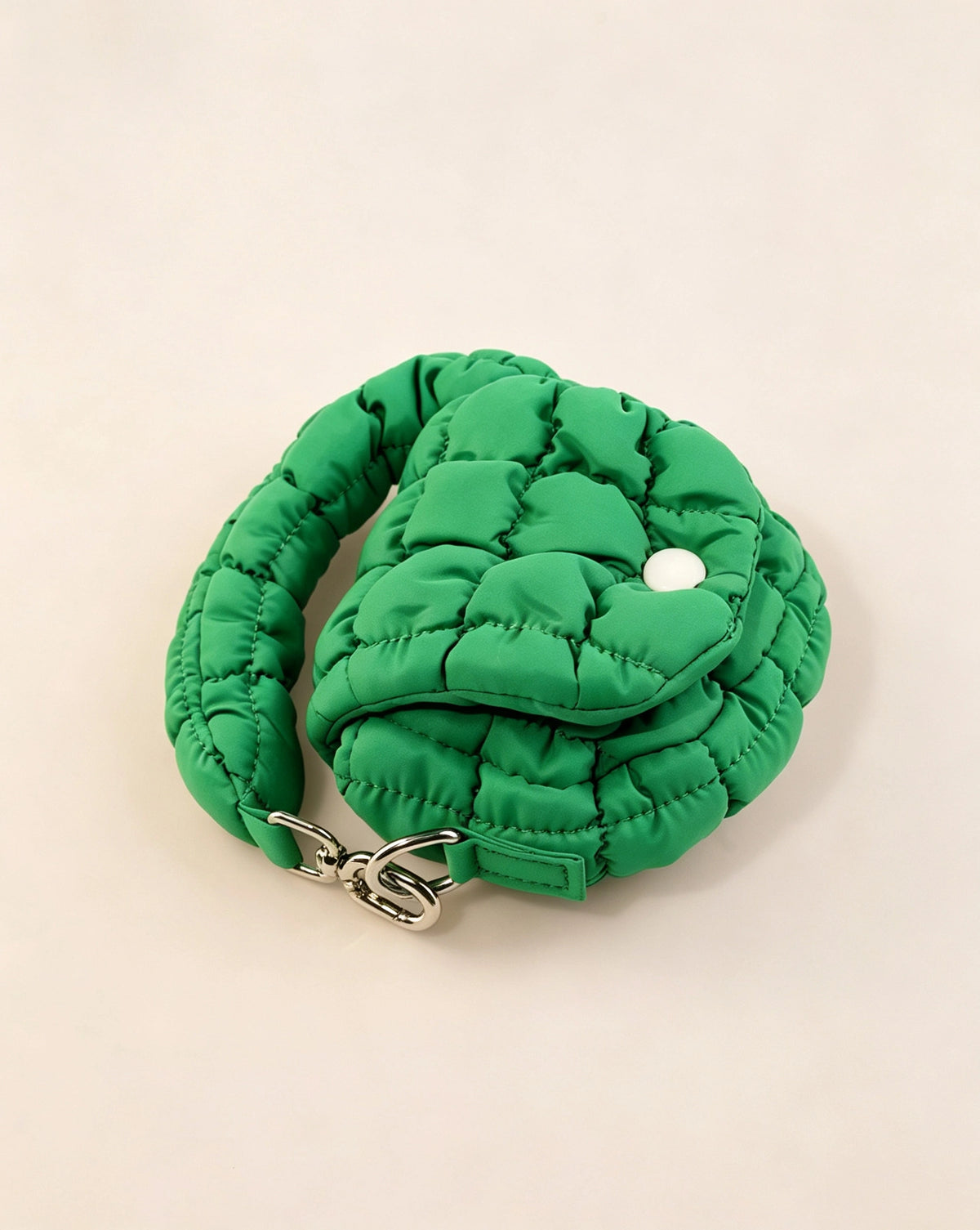 Green Puffer Mini Bag Daily Pouch SP244