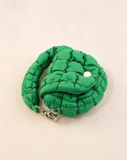 Green Puffer Mini Bag Daily Pouch SP244