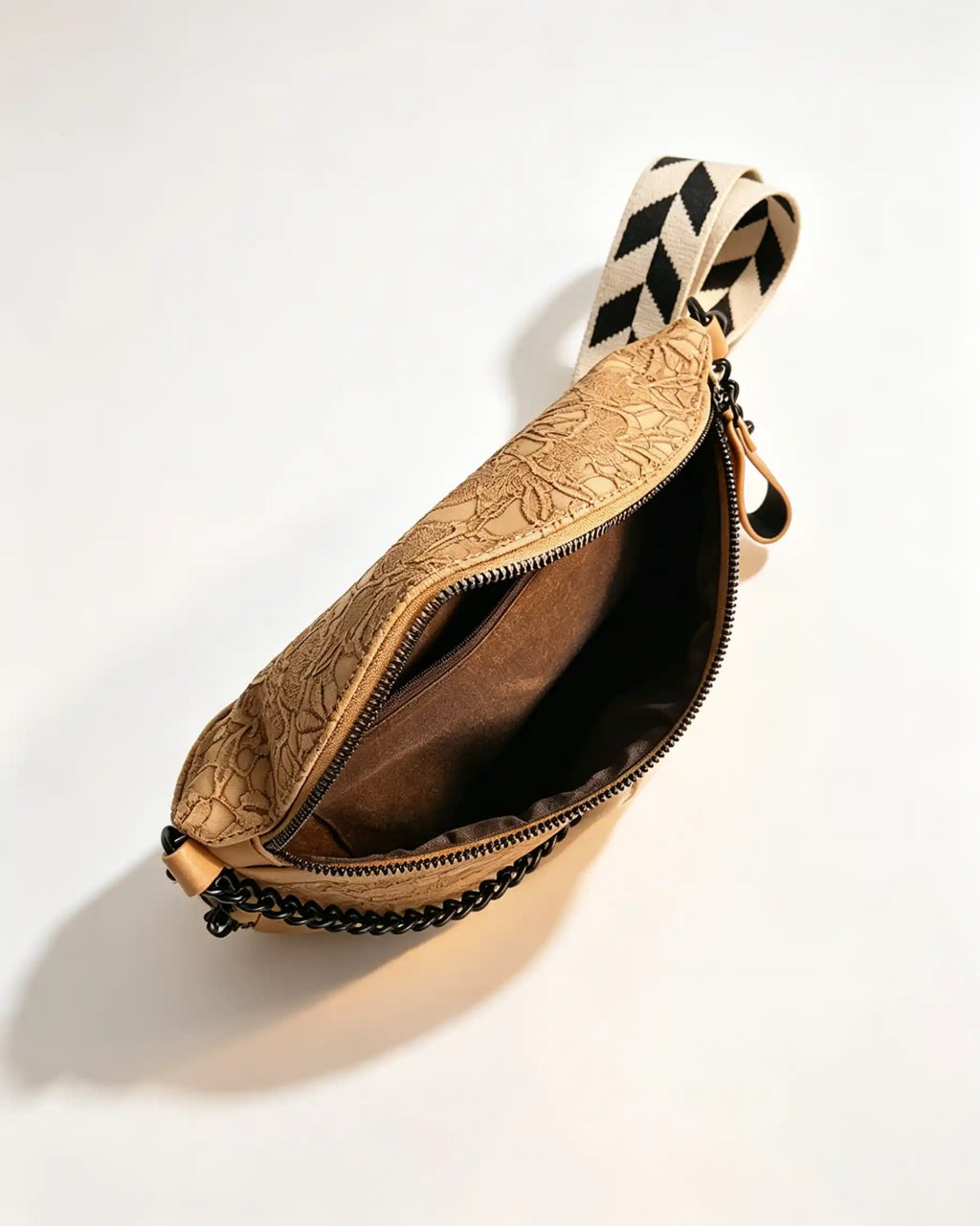 Wholesale Khaki Embossed 2Pcs Crossbody Bag SP122
