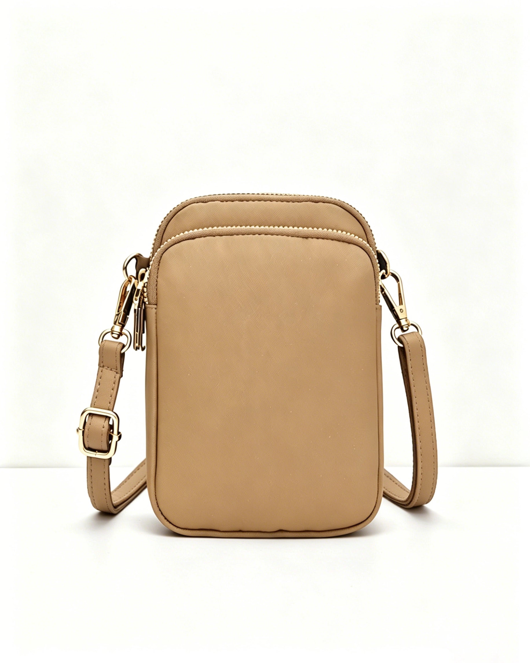 Wholesale Khaki Waterproof Phone Bag Casual Crossbody Purse SP148