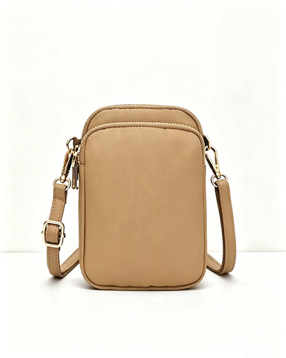 Wholesale Khaki Waterproof Phone Bag Casual Crossbody Purse SP148