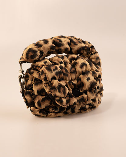 Wholesale Leopard Puffer Mini Bag Casual Accessory SP243