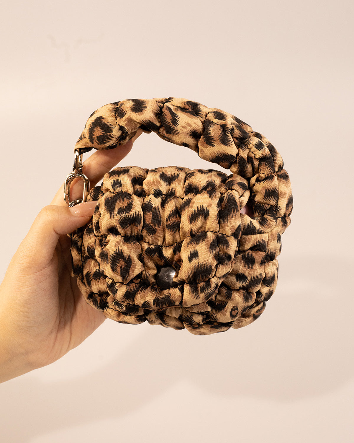 Wholesale Leopard Puffer Mini Bag Casual Accessory SP243