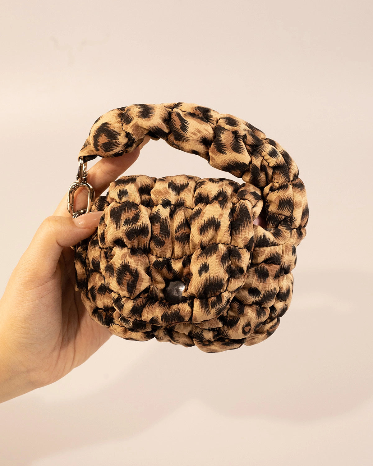 Leopard Puffer Mini Bag Casual Accessory SP243