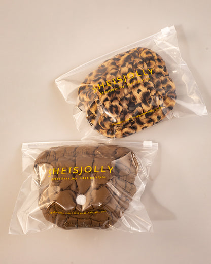 Wholesale Leopard Puffer Mini Bag Casual Accessory SP243
