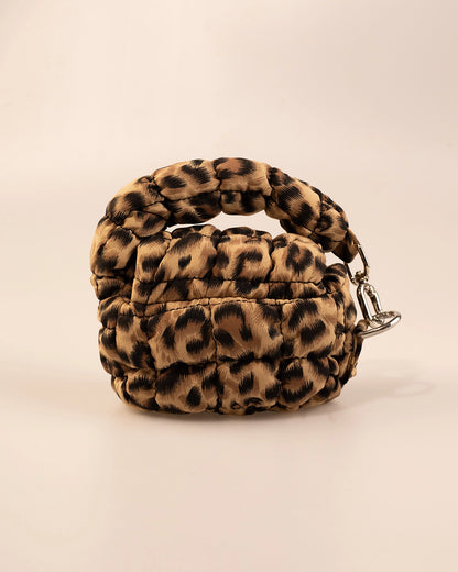 Leopard Puffer Mini Bag Casual Accessory SP243