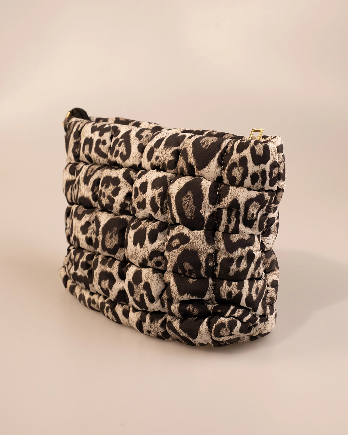 Wholesale Leopard Quilted Makeup Bag Travel Cosmetic Pouch SP264