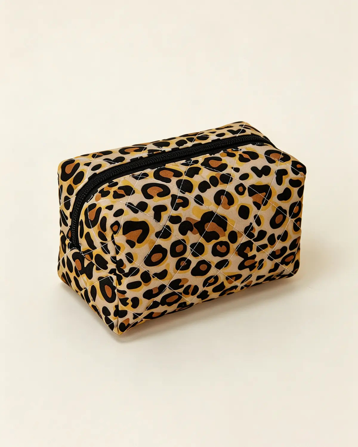 Wholesale Leopard Quilted Makeup Bag Travel Organizer SP267