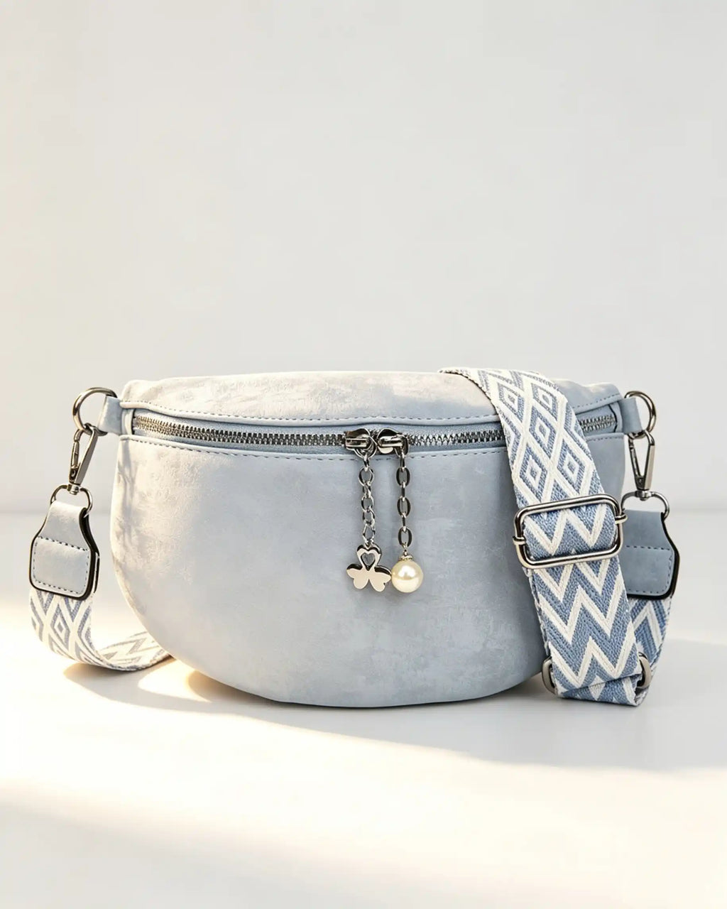 Wholesale Light Blue Pearl Fanny Pack SP126