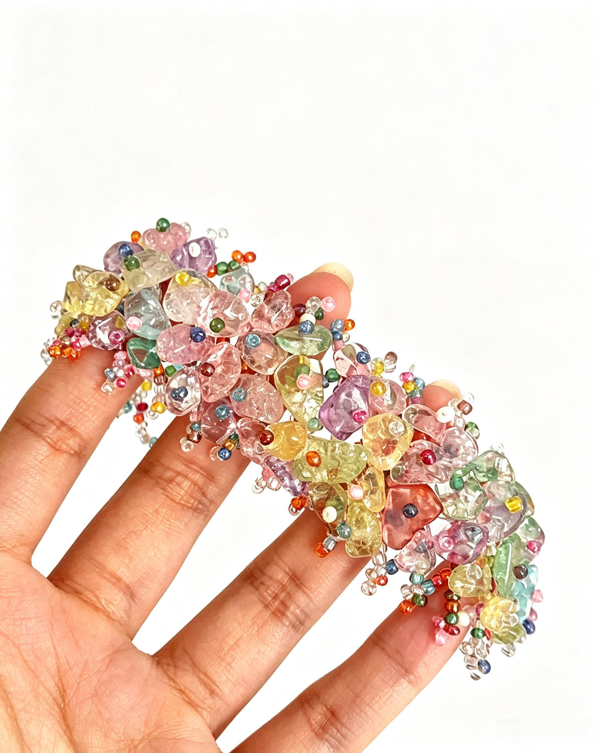 Wholesale Multicolor Chunky Crystal Vacation Boho Bracelet SP253