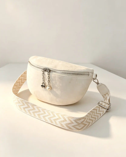 Wholesale Off-white Pearl Fanny Pack SP127