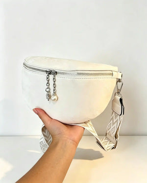 Wholesale Off-white Pearl Fanny Pack SP127