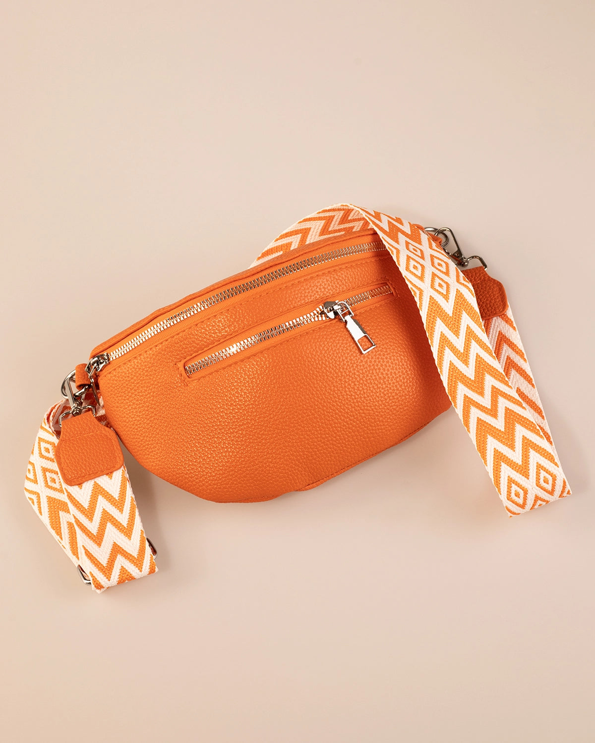 Wholesale Orange Litchi Grain Fanny Pack SP138