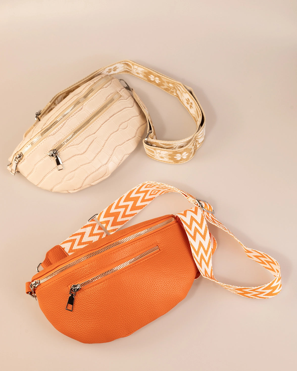 Wholesale Orange Litchi Grain Fanny Pack SP138