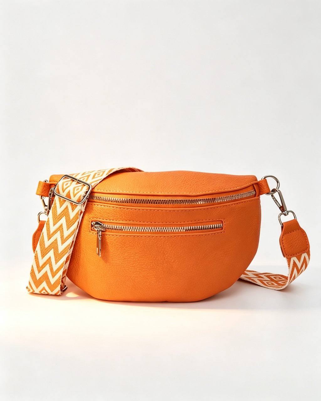 Wholesale Orange Litchi Grain Fanny Pack SP138