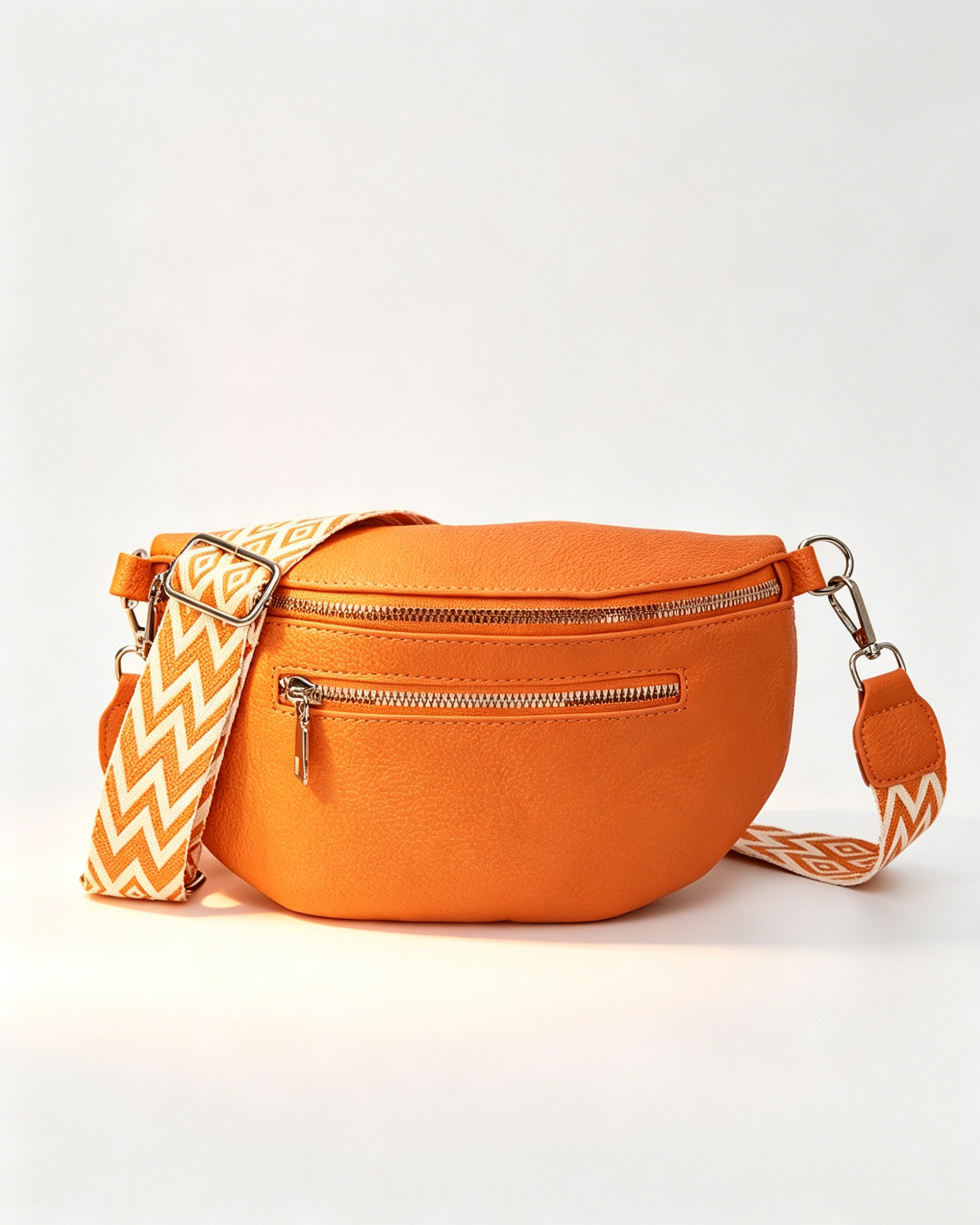 Wholesale Orange Litchi Grain Fanny Pack SP138